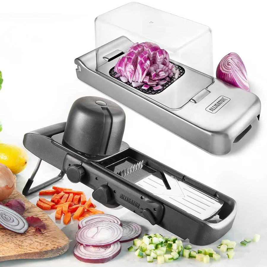 3094-6080 | Bundle Stainless Steel Choper and Mandoline Slicer
