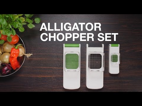 3002G | Alligator Chopper Set 3-in-1. 3x3, 6x6 & 12x12 mm (1/8