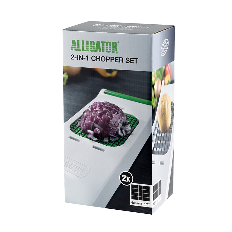 Alligator Onion Chopper in Stainless Steel - Onion cutter